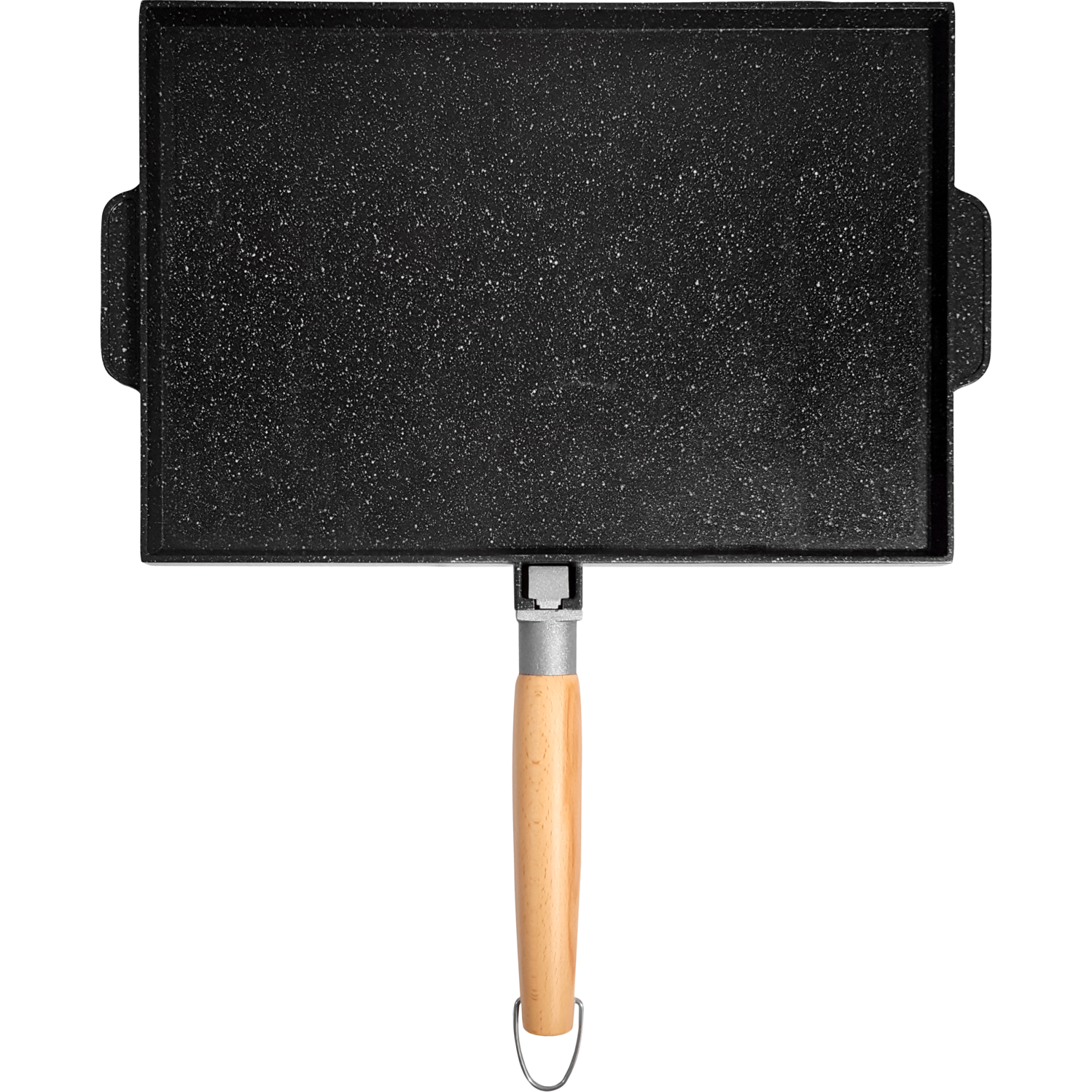 GUSTO CASA - Bistecchiera Rettangolare 2 in 1 Linea ChefStone - 35x25 cm